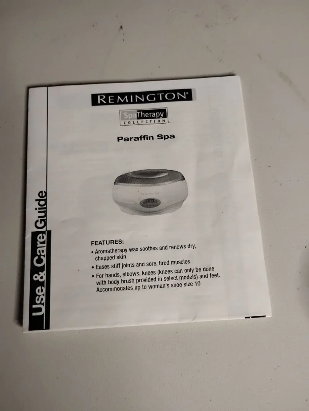 Remington Paraffin Wax Heat Treatment System HS-220 Spa Therapy